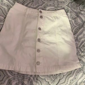 White skirt